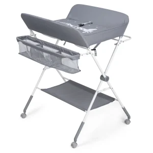 Adjustable Portable Baby Changing Table with Wheels