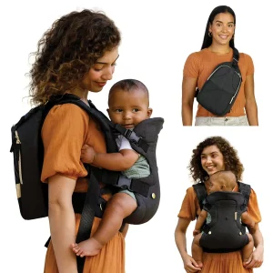 4-in-1 Convertible Baby Carrier & Crossbody Diaper Bag Set